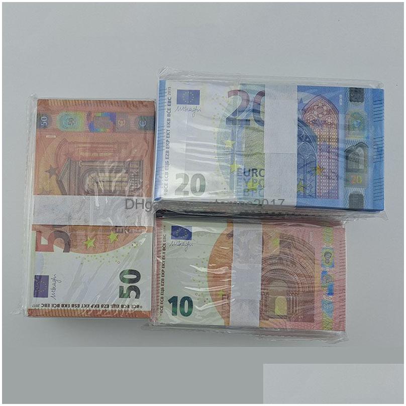 Fake Banknotes Prop Money for Parties Gifts, Play Collection (Dhvl), Euro Copy dh910320090