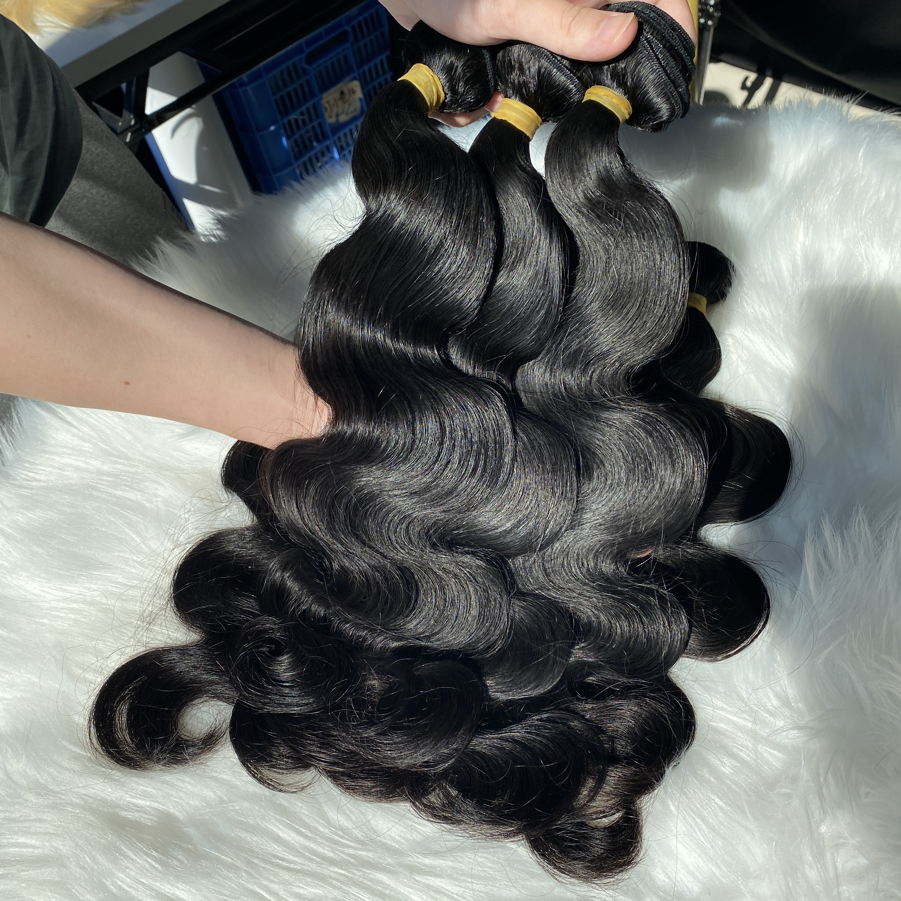 Glamorous Superior Quality Virgin Brazilian Weaves 5Pcs/Lot 8"-34" Full Cuticle Dyable Peruvian Indian Malaysian Remy Human Hair Bundle