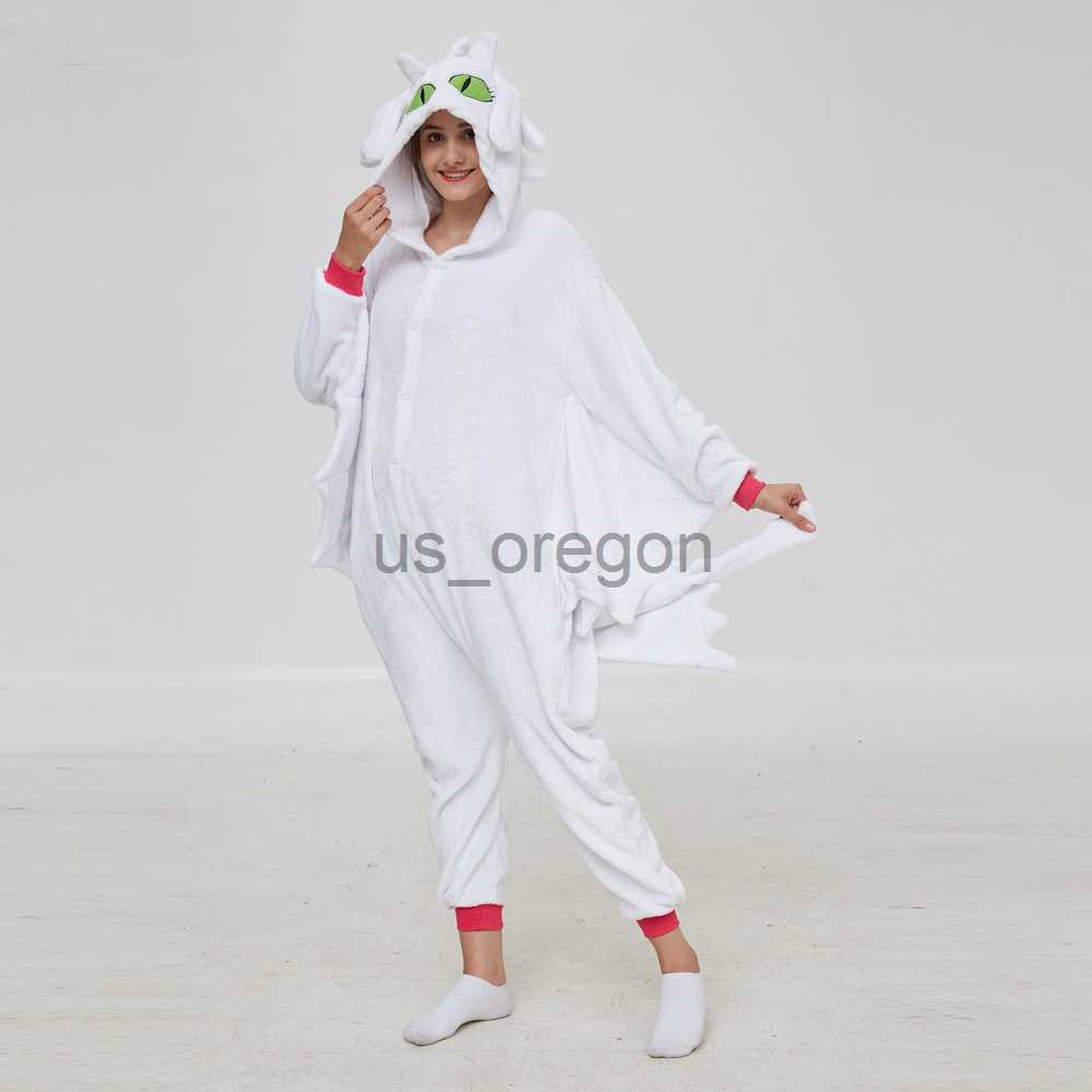 home clothing Kigurumi Anime Women How to Train Your Dragon Toothless Cosplay Jumpsuit Pajamas Dragon Kids Animal Carnival Cosplay Clothing x0902
