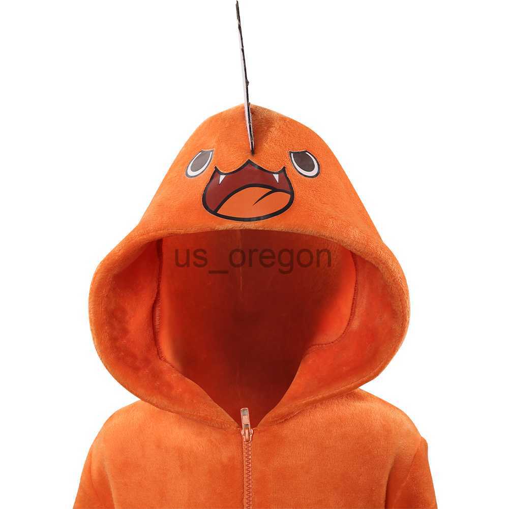 home clothing Anime Chainsaw Man Pochita Cosplay Pajamas Fantasia Adult Kids Flannel Home Clothes Cartoon Hooded Winter Pajamas Sleepwear x0902
