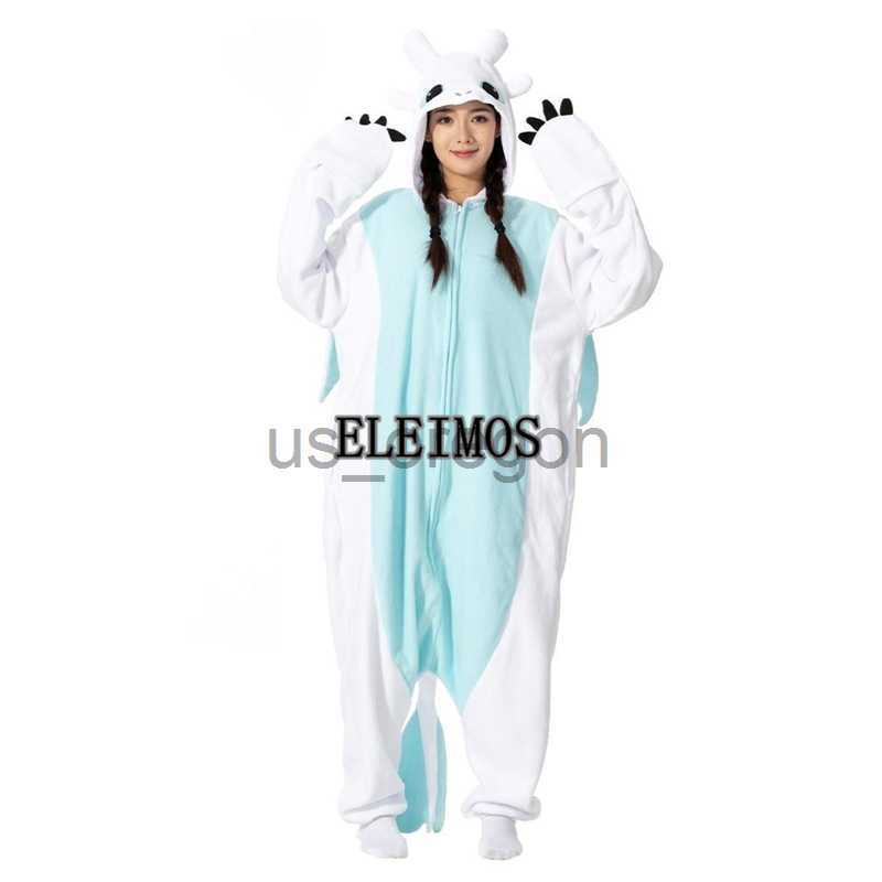 home clothing Kigurumi Onesie Cartoon Tothless Pajamas For Adult Women Men Animal Pyjamas Homewear Halloween Cosplay Party Costume L23117