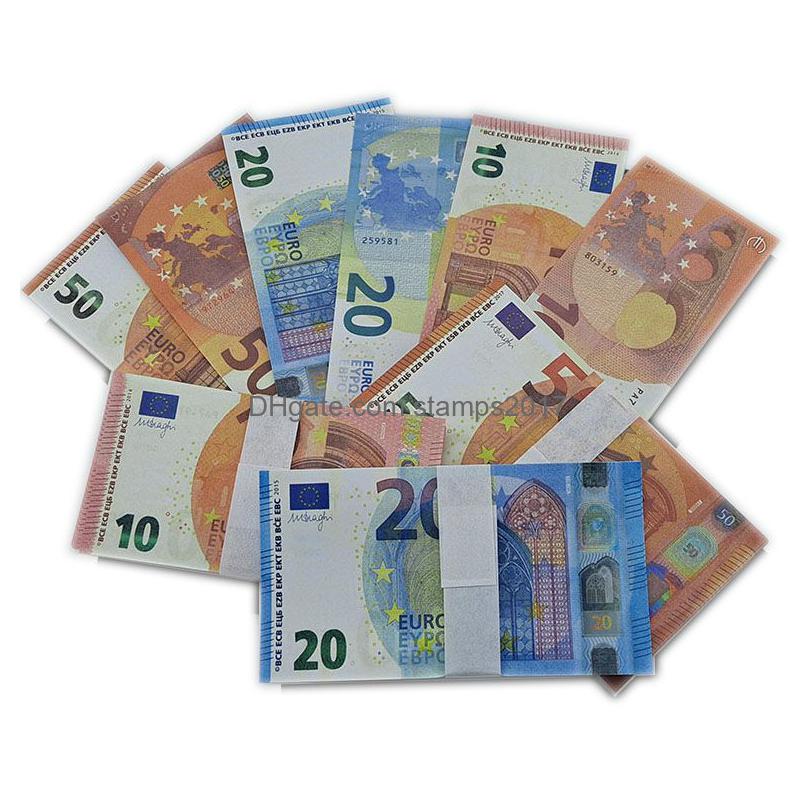 Fake Banknotes Prop Money for Parties Gifts, Play Collection (Dhvl), Euro Copy dh910320090
