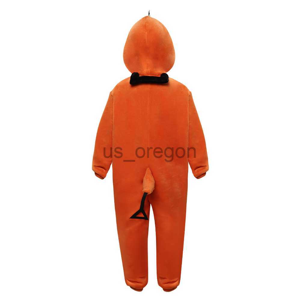home clothing Anime Chainsaw Man Pochita Cosplay Pajamas Fantasia Adult Kids Flannel Home Clothes Cartoon Hooded Winter Pajamas Sleepwear x0902