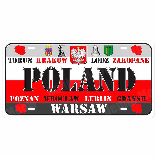 Brazil Korea Canada License Plate Car Motorcycle Metal Signs Bar Cafe Home Decor Mexico India Germany Wall Painting National Flag Tin Sign Decor Size3