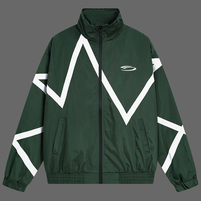 Men's Jackets Streetwear Reflective Jacket Windbreaker Retro Patchwork Men Harajuku Track Coat Unisex Baggy Bomber 230831Z