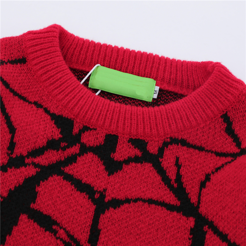 Men's Sweaters Una Reta Holes Sweater Men Pullovers Autumn Winter Harajuku Casual Hip Hop Jacquard Printing Knitwears Tops Unisex 230831