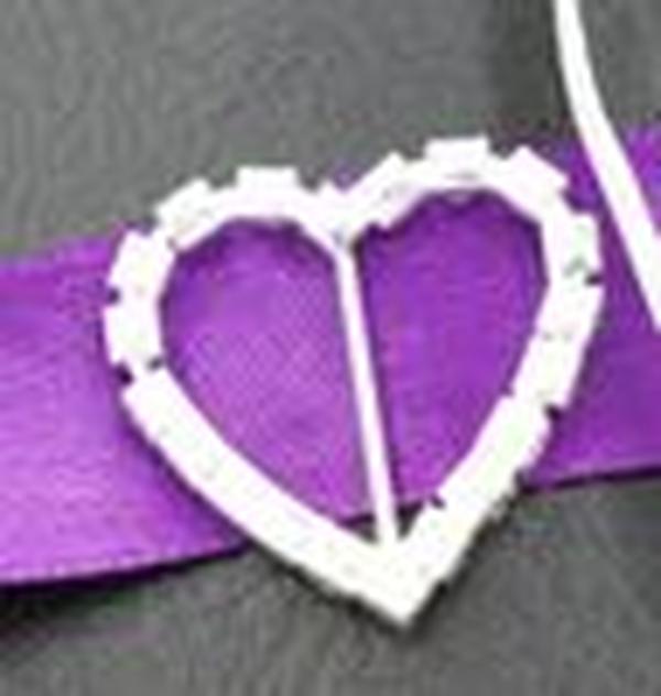 29mm Heart Rhinestone Buckles 17mm Bar 50pcslot Invitation Ribbon Slider Wedding Decorations Weddings Events6606788 ZZ