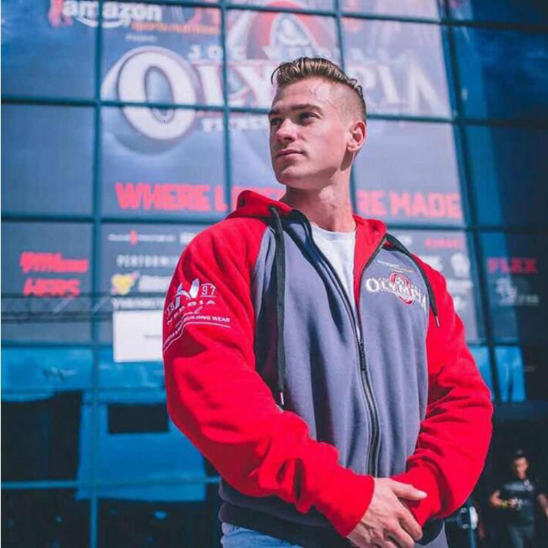 Men's Hoodies Sweatshirts 2023 Olympia Gyms Hoodie Fitness Bodybuilding Sweatshirt Jacket High Quality Cotton Clothing 230831