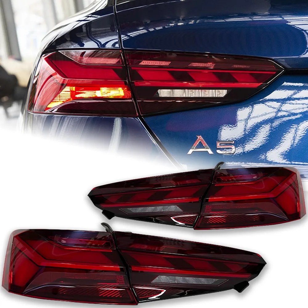Car Taillight for Audi A5 Tail Lamp 20 17-20 20 S5 LED Light Animation Turn Signal Lights Reverse Brake Lamp