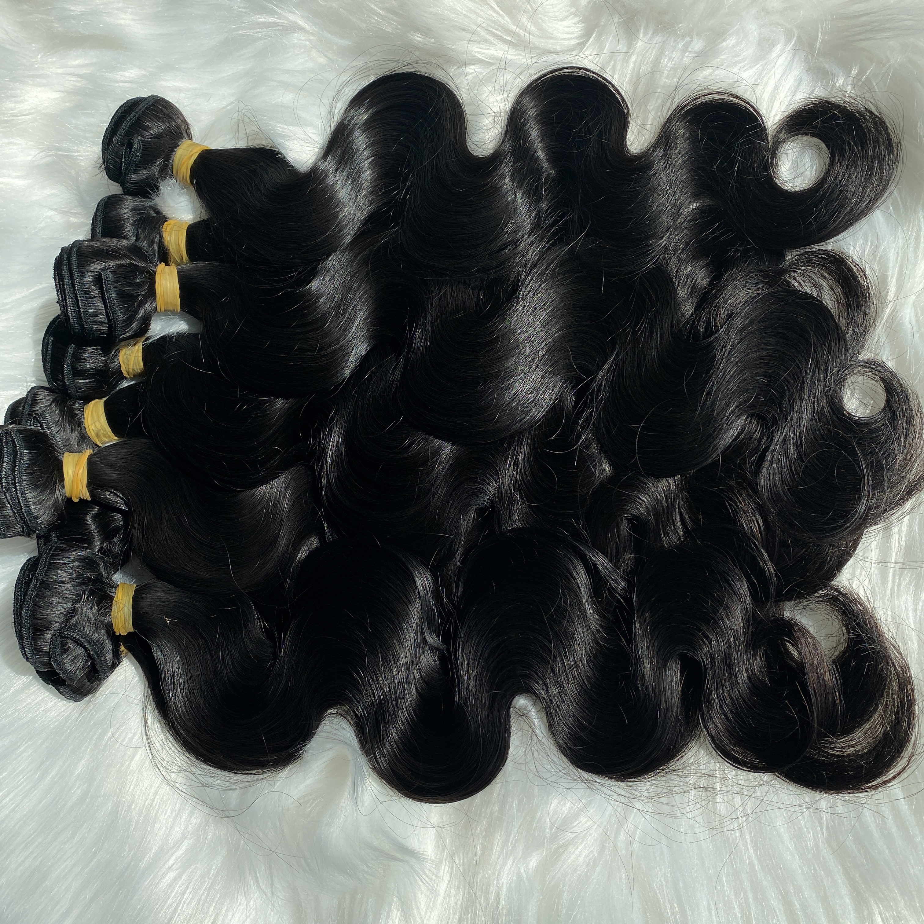 Glamorous Superior Quality Virgin Brazilian Weaves 5Pcs/Lot 8"-34" Full Cuticle Dyable Peruvian Indian Malaysian Remy Human Hair Bundle