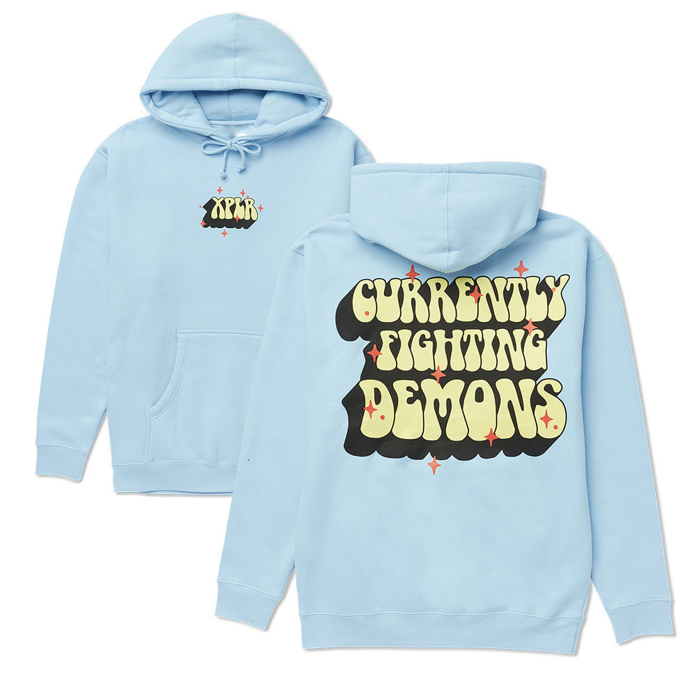 Men's Hoodies Sweatshirts XPLR Fighting Demons Sam Colby Merch Winter MenWomen Hooded Sweet Streetwear Long Sleeve Sweatshirt 230831