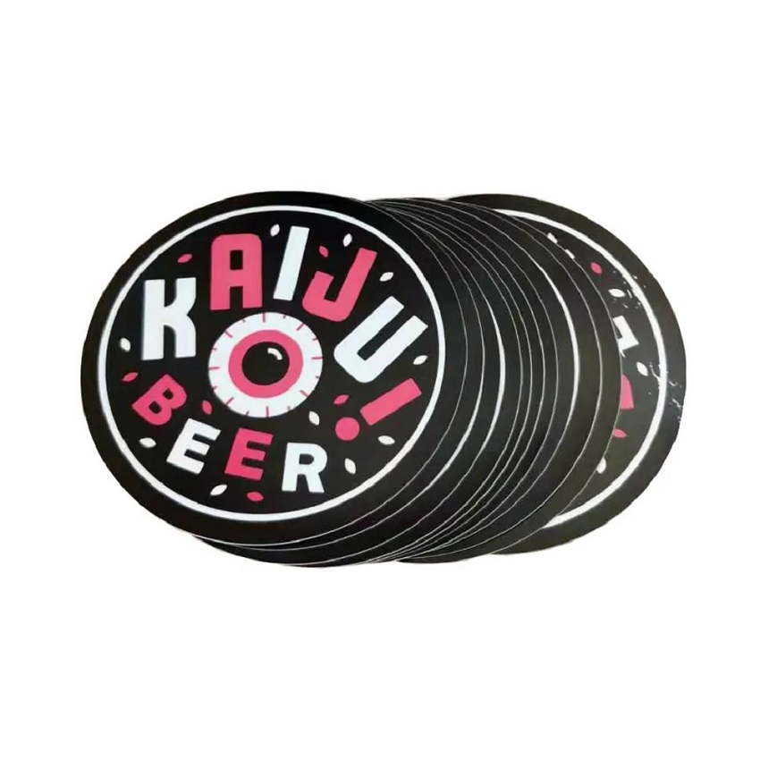 Custom Printed Premium Quality Self Adhesive Vinyl Die Cut Brand Logo Sticker Printing For Bottle Jar Cups Promotion Gift Packge Labels