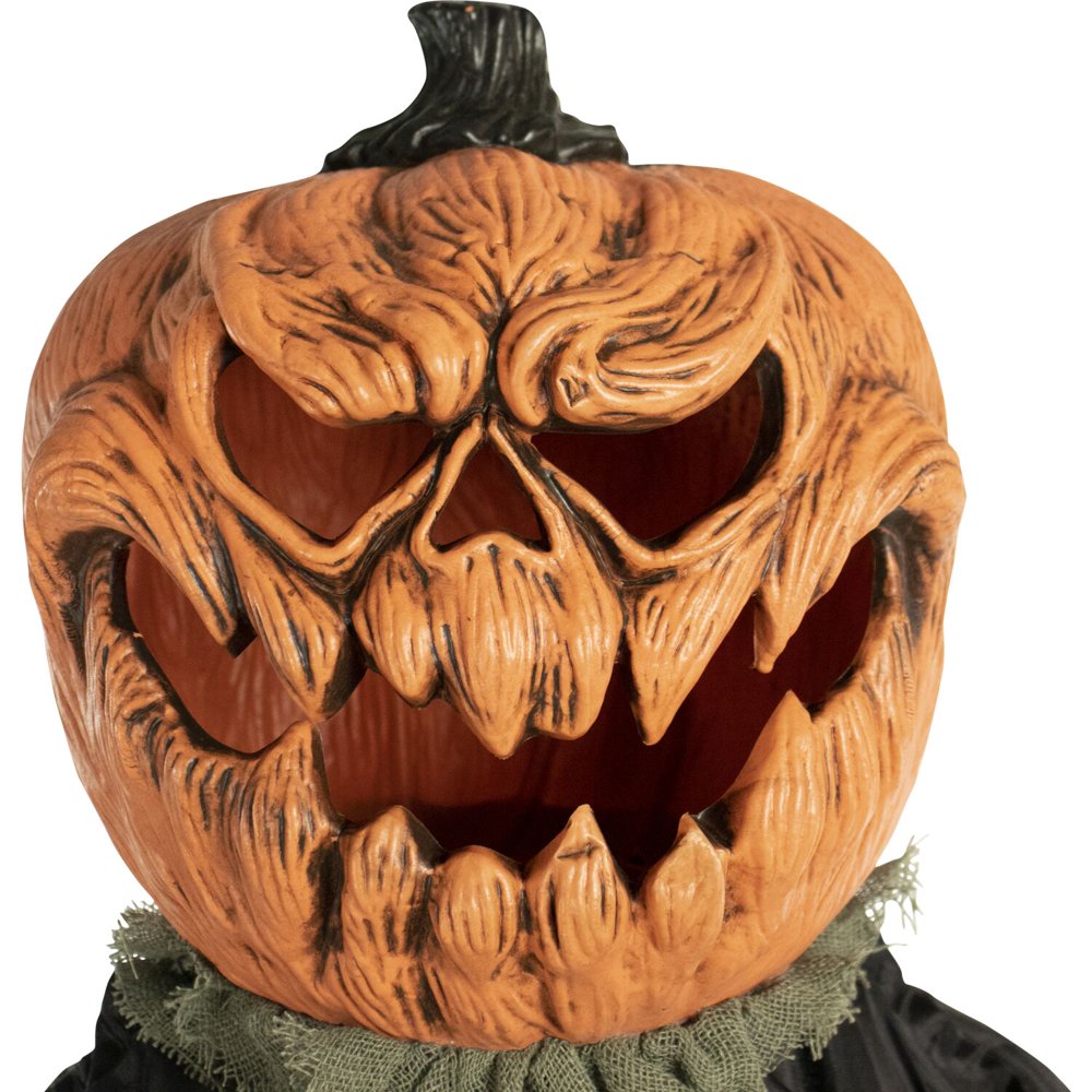 Halloween Life-Size Animatronic Pumpkin Man