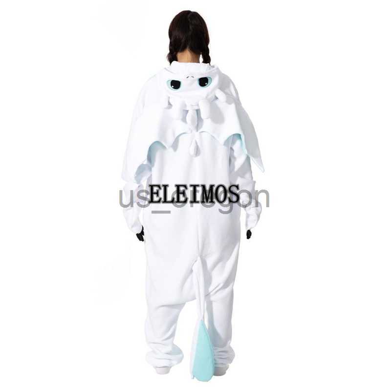 home clothing Kigurumi Onesie Cartoon Tothless Pajamas For Adult Women Men Animal Pyjamas Homewear Halloween Cosplay Party Costume L23117