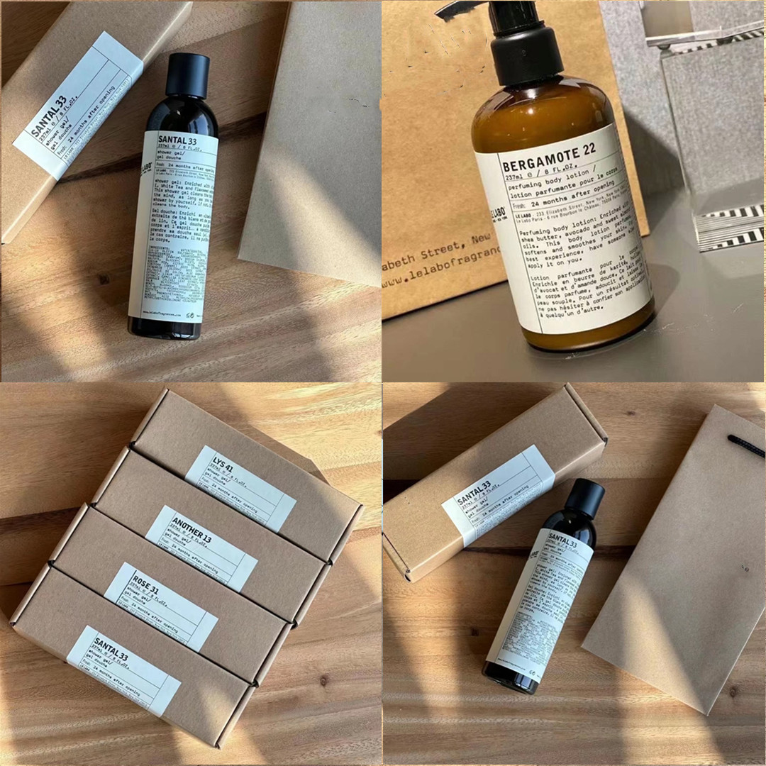 EPACK Shower Gel 237ml Santal 33 Rose 31 Another 13 Lys 41 Bath Full Body Wash Moisturizing Cream Lotion 8fl.Oz Fast Delivery