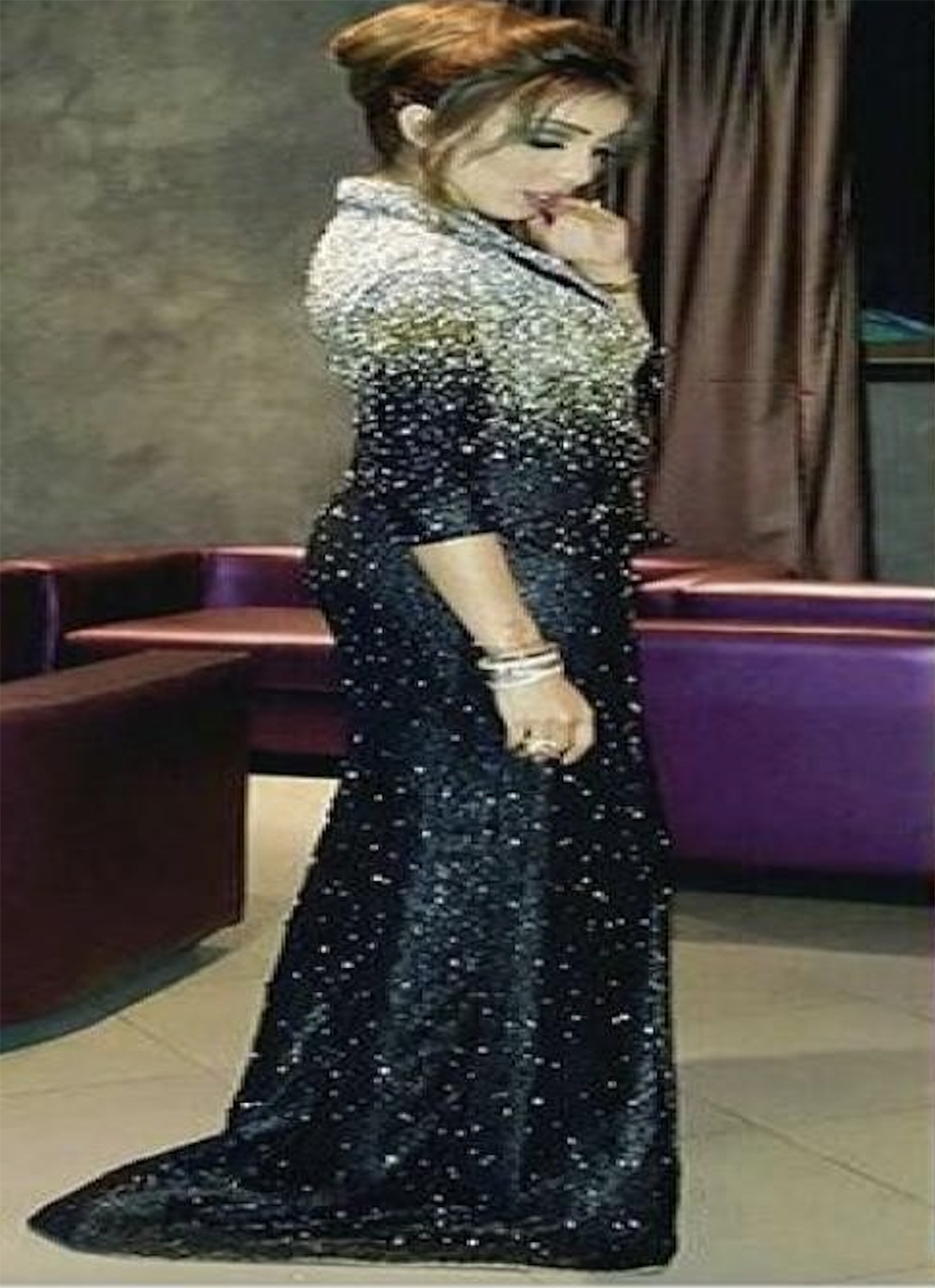 Elegant V-Neck Long Sleeve Evening Dresses Vestidos Black Applique Long Prom Dresses Avondjurk Dubai Mermaid Formal Evening Gowns