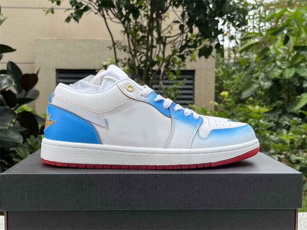 Basketball Shoes Low 1 1s Mens Og Gradient Game Royal White University Blue Fn8895-141 Women Sneakers