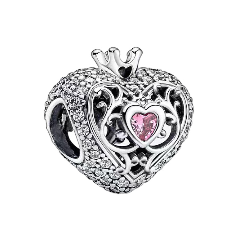 925 Sterling Silver Charm Beads Mother's Day Series Love Skewers Bead Accessory Earrings Necklace Bracelet Accessories Dia Ring