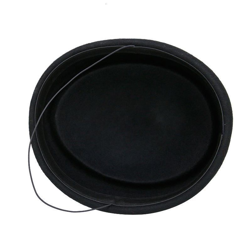 Wide Brim Hats Bucket Wool Air Hostesses Pillbox Hat Millinery Making Fascinater Base Stewardess Oval Retro Cocktail Party Wedding Church 230831