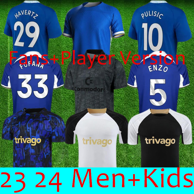 2023 2024 Cfc Soccer Jerseys Enzo Sterling T. Sia Cucurella Mudryk Chilwell Ziyech James Broja Caicedo 23 24 Training Vest Football