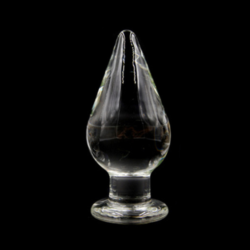 Vibrators Huge Anal Plug Crystal Glass Butt Vagina Ball Anus Dilator Prostate Massage Big Dildo Sex Toys For Woman Men Gay Expansion 230901