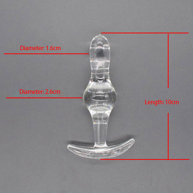 Anal Toys Smooth Glass Balls Anus Butt Plug Dildo Sex Adult Products for Women Men Prostate Massage Stimulator Masturbator 230901