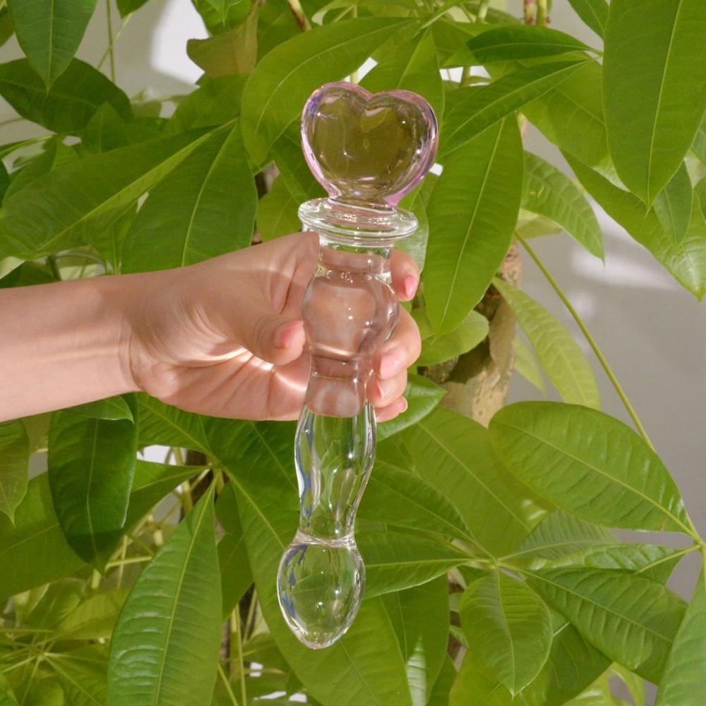 Briefes culotte 827 pouces Dildo en verre pour femmes cristal pénis féminin sexe toys adultes hommes plaisir anal falos faloimitator shop 230901