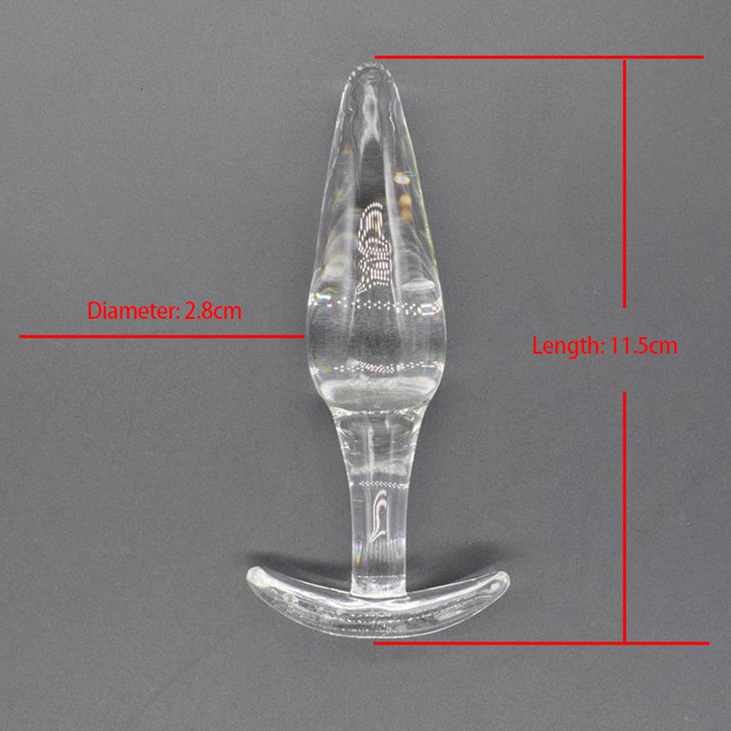 Anal Toys Smooth Glass Balls Anus Butt Plug Dildo Sex Adult Products for Women Men Prostate Massage Stimulator Masturbator 230901