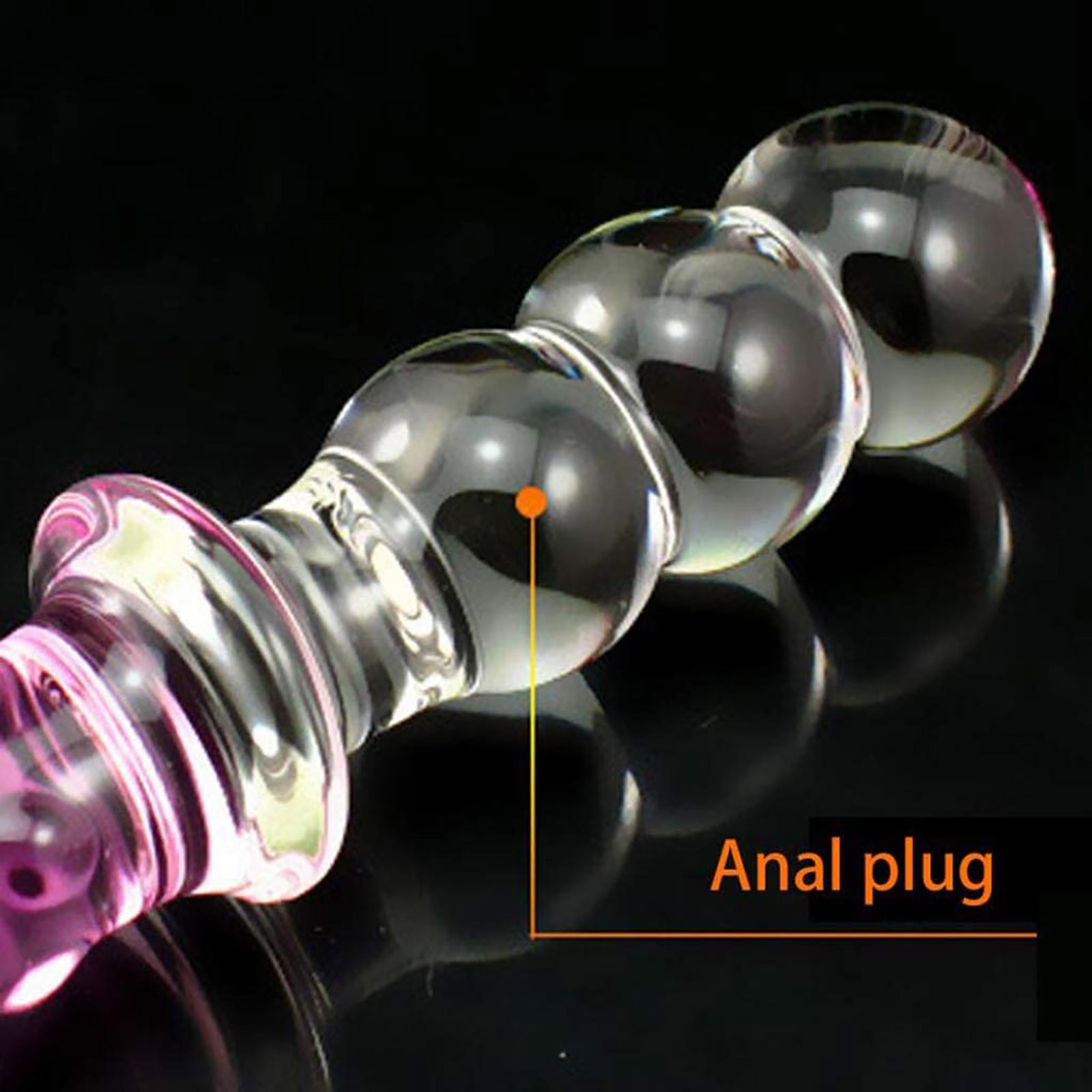 Anal Toys Crystal Glass Beads Balls Dildo Butt Plug Gspot Stimulator Sex For Women Couples Anus Massage Erotic Adult 230901