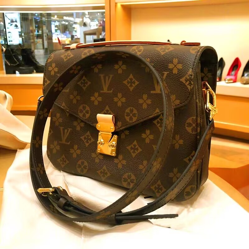 Designer Bags Fashion Womens Genuine Leather Handbags Flap Luxury Shoulder Bag Ladies Flower Classic Handbag Wallet Louise Purse Vutton Crossbody Viuton Bag