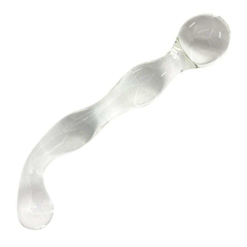Anal Toys Crystal Glass Dildo Bead Butt Plug Prostate Massager Female Masturbation Sex Male Adult 230901