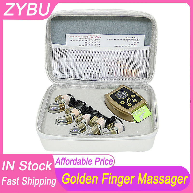 Body Face Lifting Pressure EMS Infrared Therapy Golden RF EMS Gravitational Diamond Finger Beauty Machine Radio Frequency Microcurrent Golden Finger