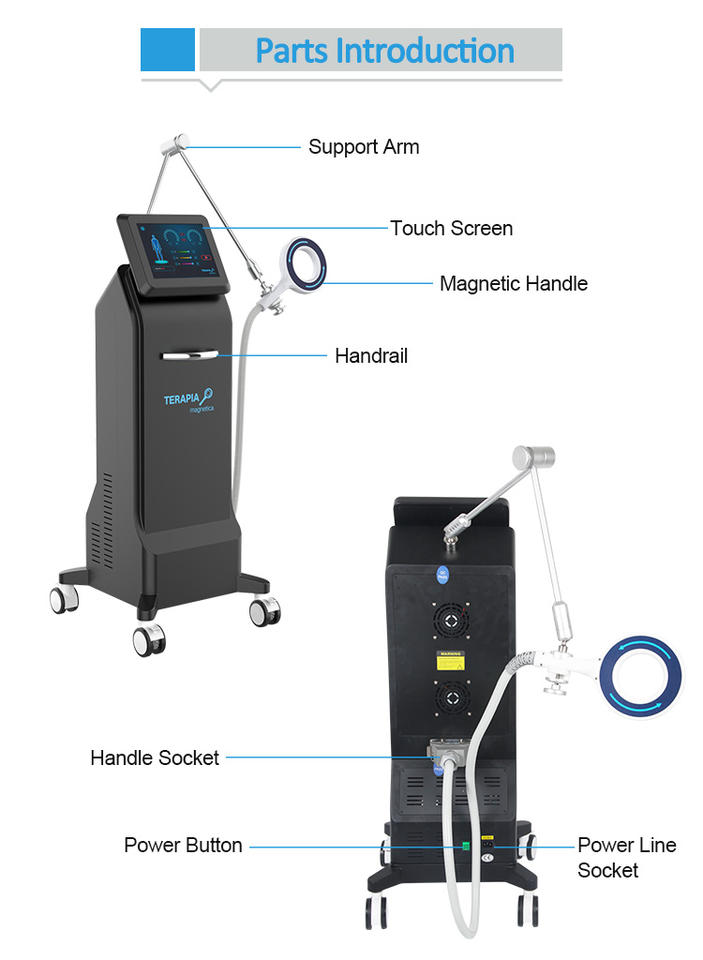 2024 New Pain Relief Ems Body Sculpting Machine Portable Physio Magneto Therapy Machine Ems Electromagnetic Stimulation Therapy