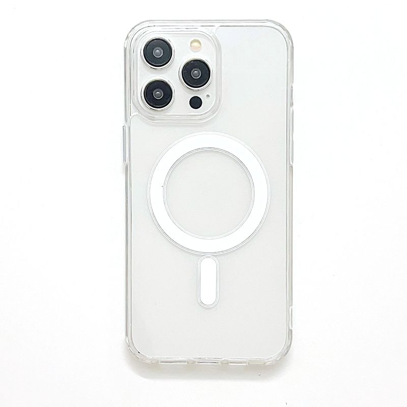 S25 Magnetic Wireless Charging Shockproof Cases For Iphone 17 Air 16E 16 15 14 Plus 13 Pro Max 12 11 Samsung S24 S23 S22 Ultra Hard Acrylic PC Soft TP