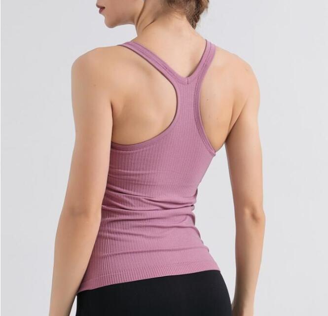 2024 sleeveless ebb to street tank tops yoga women vest with padded bra workout fiess athletic sport tshirt