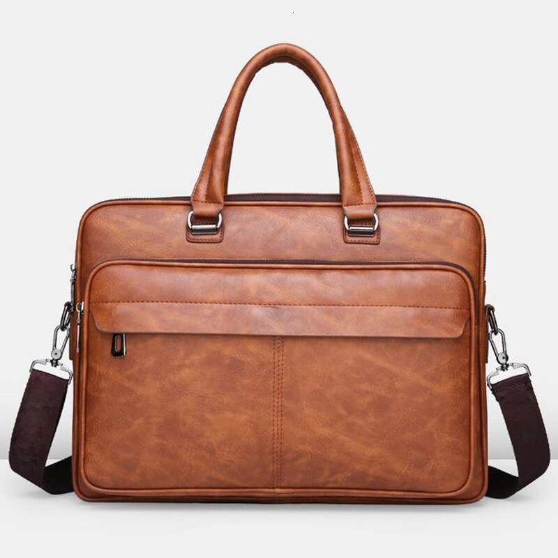 Briefcases Men One Shoulder Crossbody Cross Style Computer Business Commuting Handbag 230901