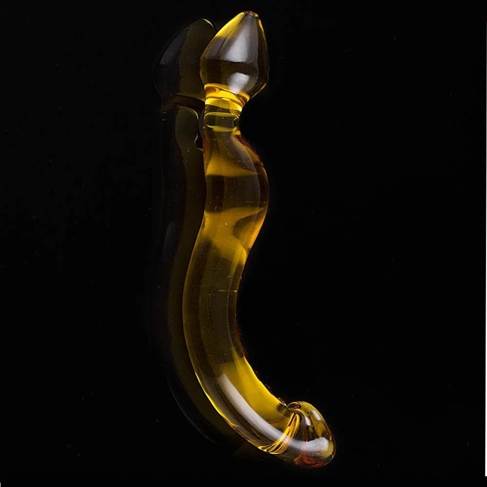 Anal Toys Alien Glass Crystal Dildo Penis Plug Sex Adult Supplies Female Masturbator Gspot Massager 230901