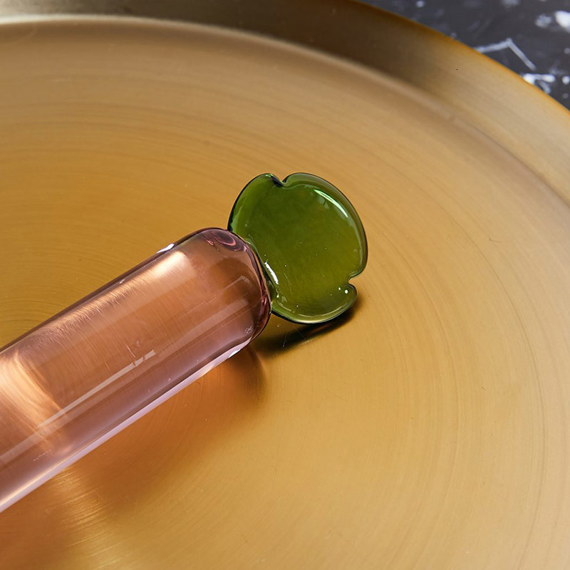 Anal Toys 5 Types Vegetable and Fruit Shape Crystal Dildo Glass Butt Plug Cute Novelty Adult Sex 230901