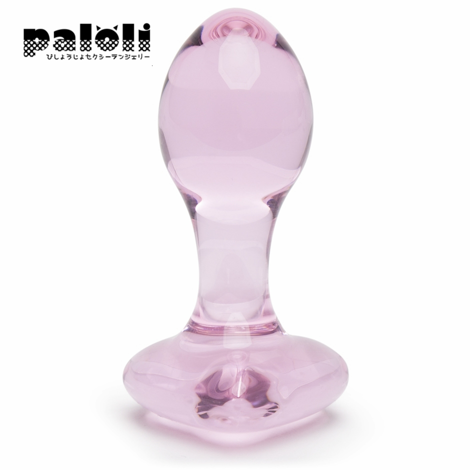 Anal Toys Sex Toy Heart Crystal Glass Plug Butt Plugs Adult Products Pink Prostate Massager Masturbation for Men Women 230901