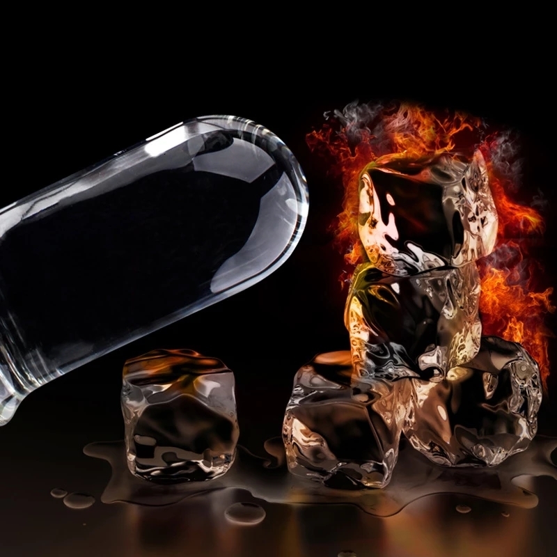 Vibrators Diameter 44556CM Large Clear Crystal Butt Plug Anal Glass Vagina Sex Toys For Men Women Prostate Massager 230901