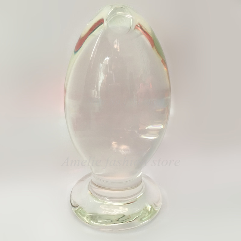 Vibrators 67134mm Large Huge Glass Anal Sex Toys For Women Men Crystal Butt Plug Health Massager Prostate Stimulation Products 230901