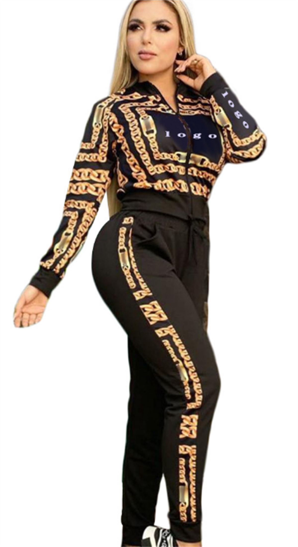 Women Tracksuits Jogger Suits 2 Piece Set Long Sleeve Jackets trousers Lady Outfit Sweatsuits Hoodies and pants Causal Outfits Clothing femme