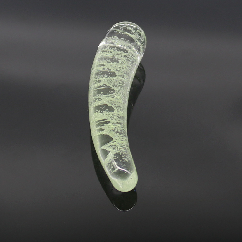 Briefs Panties EXVOID Crystal Glass Dildo Masturbation Gspot Massager Anal Sex Toys for Women Men Gay Shop Plug Noctilucous Penis 230901