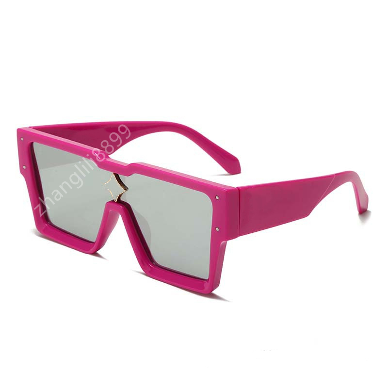 Top Cyclone Men and Women Fashion Large Frame Square mens sunglass Oversized Glasses sunglasses Vintage eyeglass Z260307