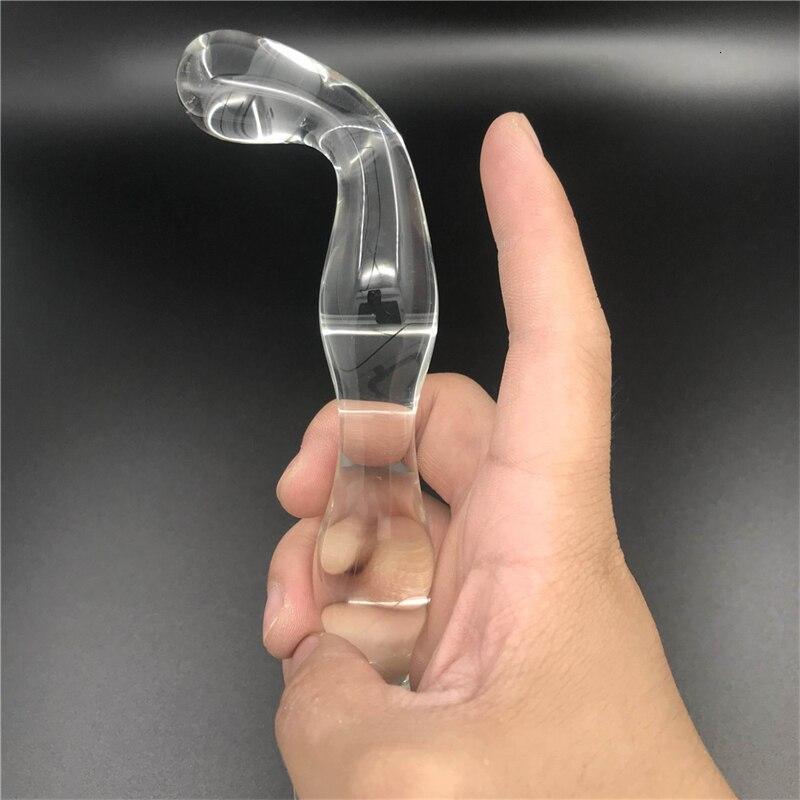 Anal Toys Crystal Glass Dildo Bead Butt Plug Prostate Massager Female Masturbation Sex Male Adult 230901