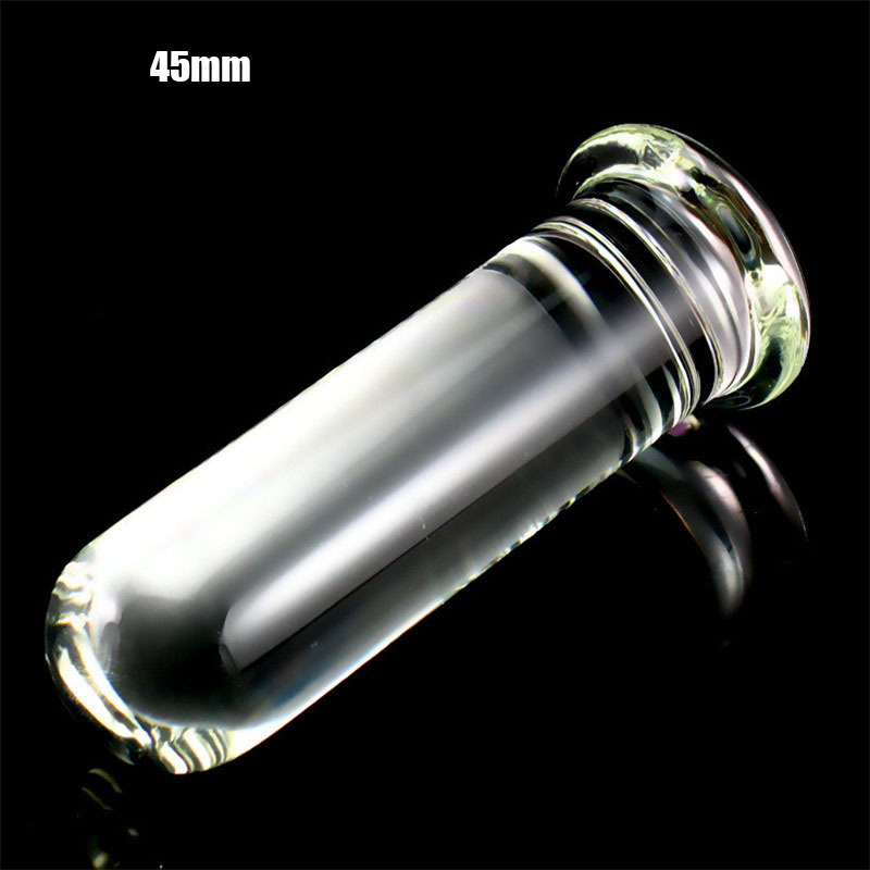 Vibrators Glass Dildo Huge Butt Plugs Crystal Dildos Large Anal Plug Pillar Vaginal Sex Toys For Woman Anus Dilation Vagina Expansion 230901