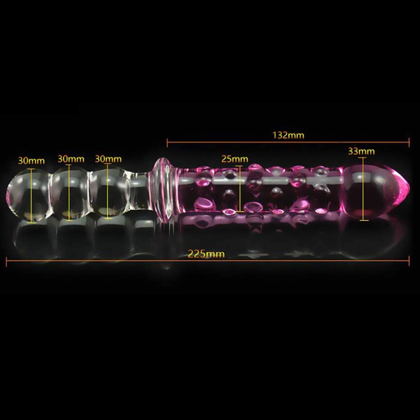 Anal Toys Crystal Glass Beads Balls Dildo Butt Plug Gspot Stimulator Sex For Women Couples Anus Massage Erotic Adult 230901