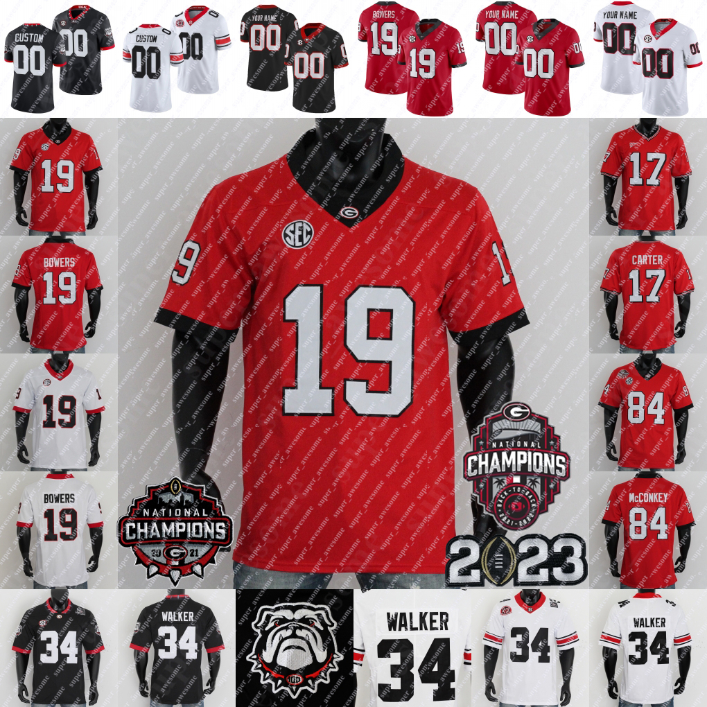 Carson Beck Football Jersey Trevor Etienne Malaki Starks Gunner Stockton Nate Frazier CJ Allen Dillon Bell Dominic Lovett Brock Bowers Herschel Walker Hines Ward