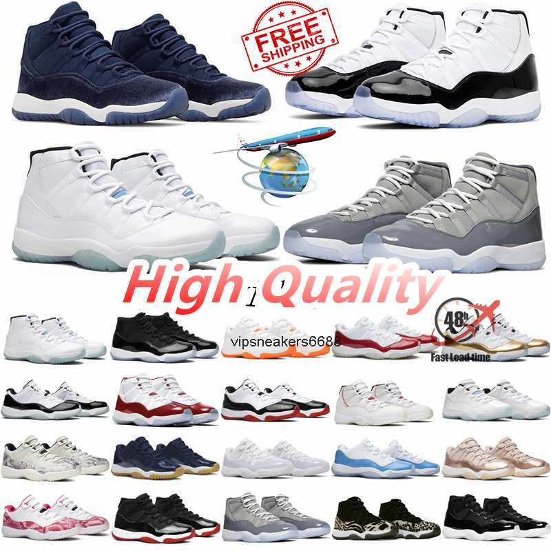 2023 11 Basketball Shoes Retro Men Cherry Cool Grey 11s Midnight Navy 25th Anniversary Legend Blue Concord Bred Low Mens Women Trainers