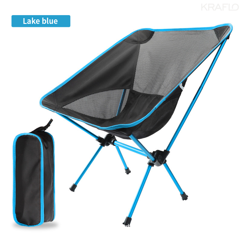 Camping Chairs Detachable Portable Folding Chair Outdoor furniture Beach Ultralight Travel Moon chair Picnic Seat Tools